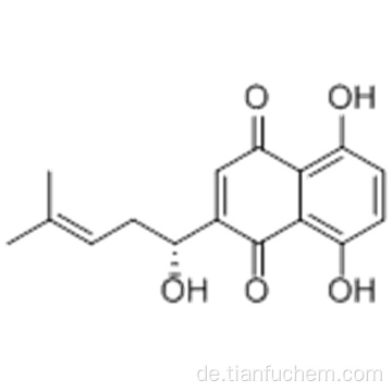 5,8-Dihydroxy-2 - [(1R) -1-hydroxy-4-methylpent-3-enyl] naphthalin-1,4-dion CAS 517-89-5